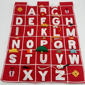 Pockets of Learning- ABC Felt Wall Hanging